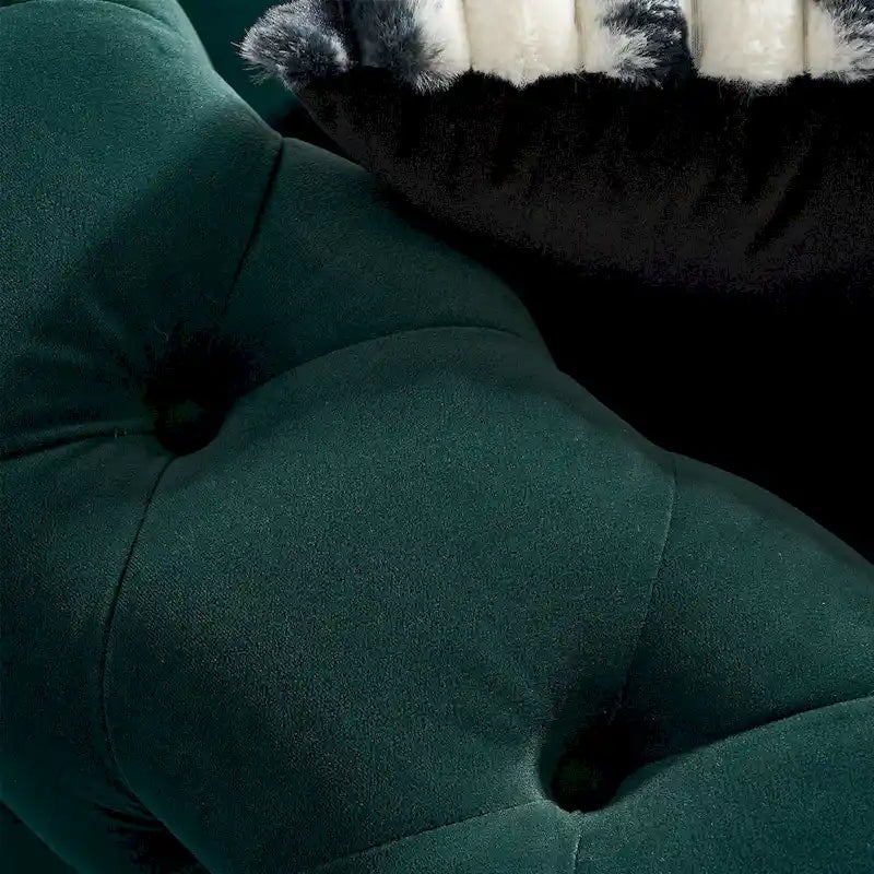 Modern Tufted Velvet Living Room Sofa