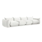 Modern Chenille Fabric Upholstery Modular Sectional Sofa for Living Room Set with 2 Ottoman