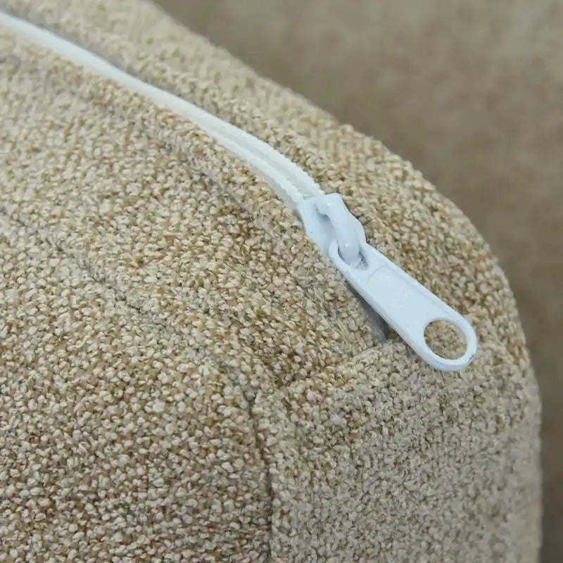 Living Room Sofa V-shaped Linen Modular Sofa Multiple Cushions Corner Couch
