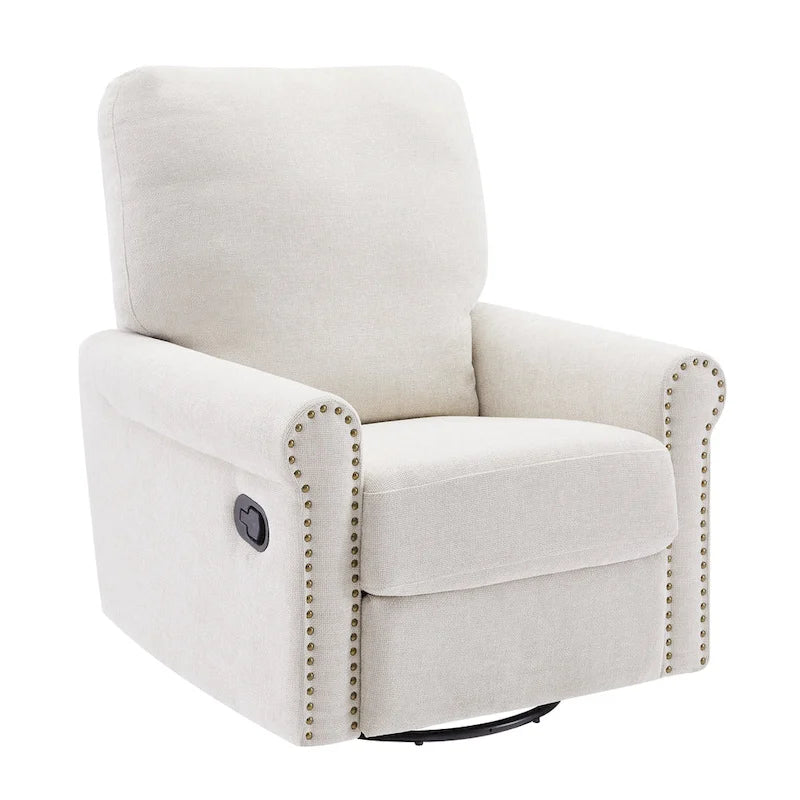 Heido 360 Degree Swivel Glider Manual Recliner Leisure Sofa Chair