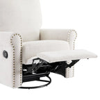 Heido 360 Degree Swivel Glider Manual Recliner Leisure Sofa Chair