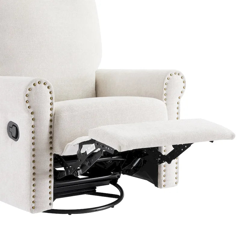 Heido 360 Degree Swivel Glider Manual Recliner Leisure Sofa Chair