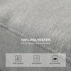 Linen Fabric Upholstered Sofa with Storage, 3-Seater Couch with Solid Wood Frame, Round Arms, and Removable Cushion Cover