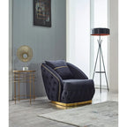 Aryanna 3-Pieces One Sofa Two Chair Living Room Set, Tufted Back