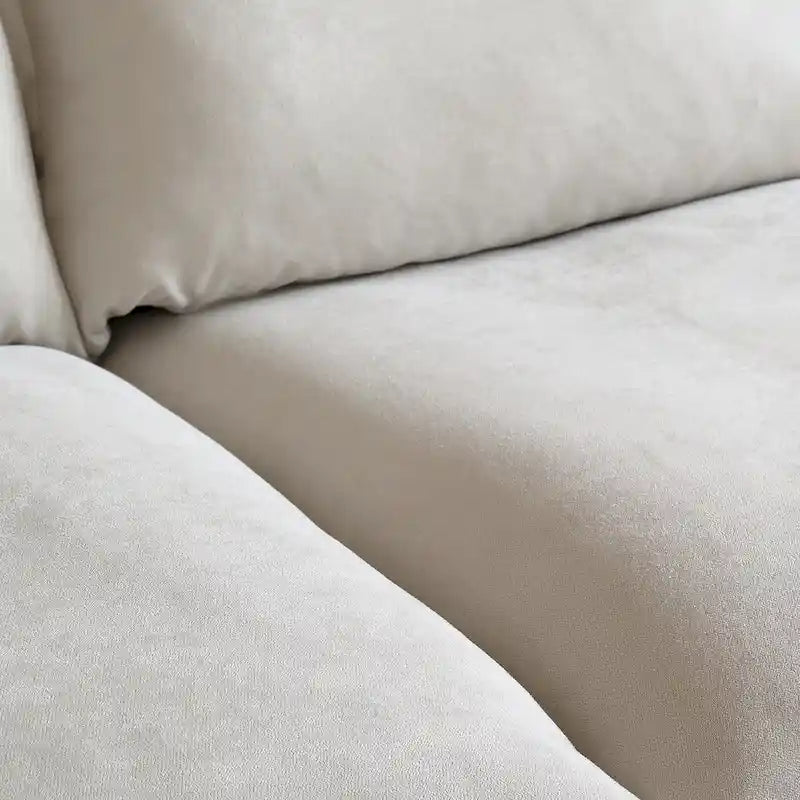 Modern Comfy Cloud Sofa Couch, Minimalist Down-Filled Sectional Sofas Couches, Cushion Covers Removable