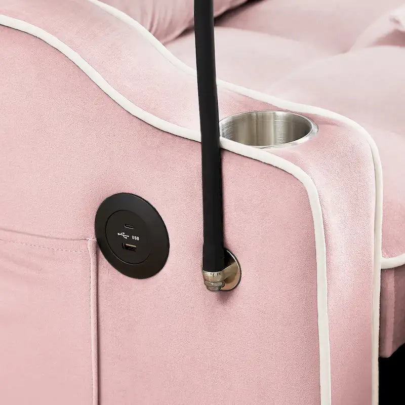 Modern sofa sofa sofa velvet pull-out bed