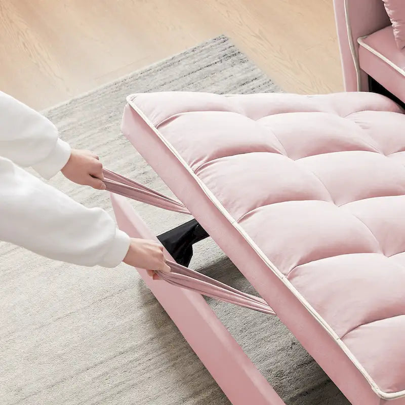 Modern sofa sofa sofa velvet pull-out bed