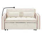 55.51 inch versatile foldable sofa bed in 3 lengths