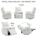 MERAX 270 Power Swivel Rocker Recliner Chair with USB Ports