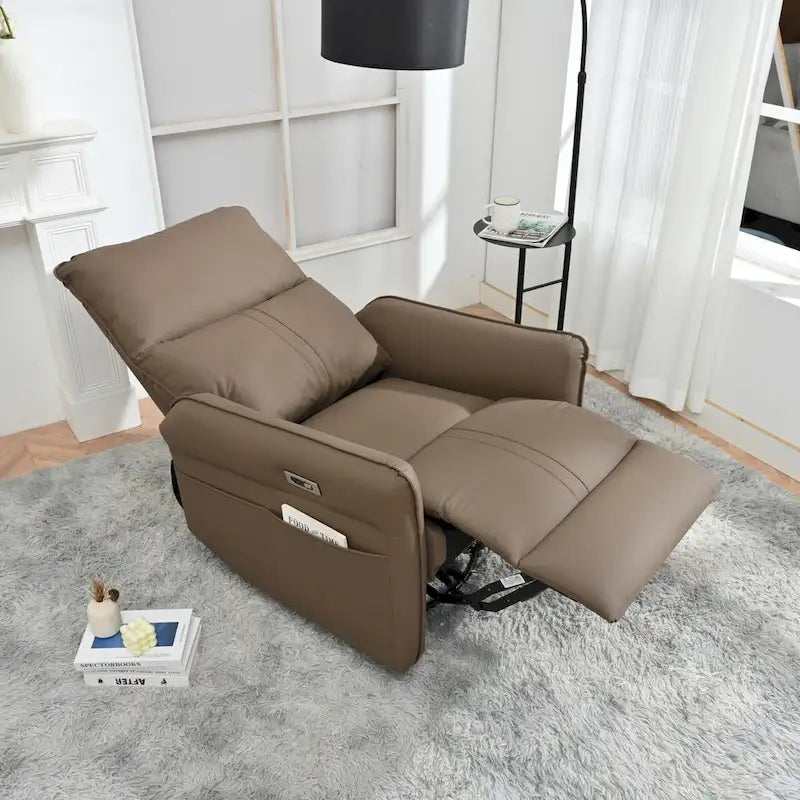 MERAX 270 Power Swivel Rocker Recliner Chair with USB Ports