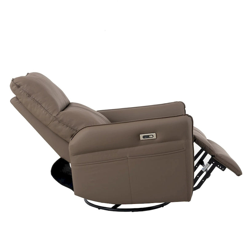 MERAX 270 Power Swivel Rocker Recliner Chair with USB Ports