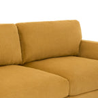 90 Corduroy Sectional Sofa Lounge Sleeper Sofa