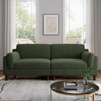 90 Corduroy Sectional Sofa Lounge Sleeper Sofa