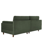 90 Corduroy Sectional Sofa Lounge Sleeper Sofa