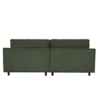 90 Corduroy Sectional Sofa Lounge Sleeper Sofa