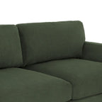 90 Corduroy Sectional Sofa Lounge Sleeper Sofa