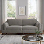 90 Corduroy Sectional Sofa Lounge Sleeper Sofa
