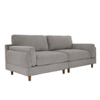 90 Corduroy Sectional Sofa Lounge Sleeper Sofa