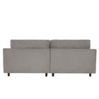 90 Corduroy Sectional Sofa Lounge Sleeper Sofa