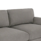 90 Corduroy Sectional Sofa Lounge Sleeper Sofa