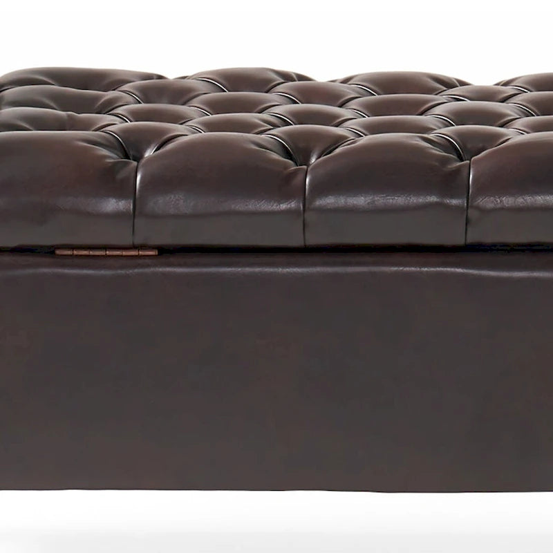 Modern Stylish Upholstered Storage Bench with Flip Top