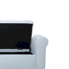 Modern Stylish Upholstered Storage Bench with Flip Top