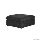 3PCS Living Room Sofa Set,Modern Living Room Sofa with Storage Ottoman