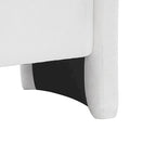 Minimalist Stylish Chenille Fabric Upholstered Storage Bench