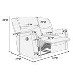 Poundex Recliner Loveseat