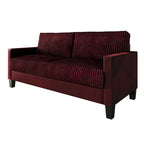 CraftPorch Corduroy Mid-Century Modern Velvet Upholstered Sofa