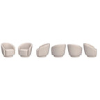 Modern Barrel Swivel Chair with Plush Velvet Upholstery and Smooth 360 Rotation Round Accent One-Seater Sofa