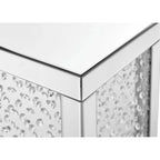 12 inch Crystal End table in Clear Mirror Finish