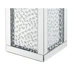 12 inch Crystal End table in Clear Mirror Finish