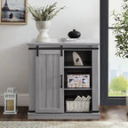 32 Compact TV Stand for 40 TVs w/ Barn Door Design - 32 in Width