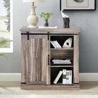 32 Compact TV Stand for 40 TVs w/ Barn Door Design - 32 in Width