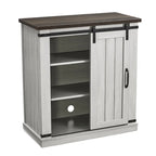 32 Compact TV Stand for 40 TVs w/ Barn Door Design - 32 in Width