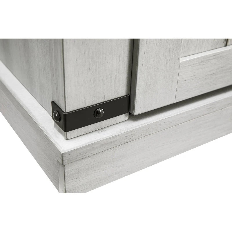 32 Compact TV Stand for 40 TVs w/ Barn Door Design - 32 in Width