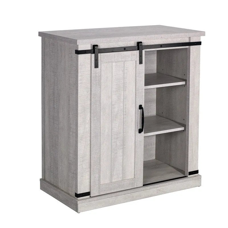 32 Compact TV Stand for 40 TVs w/ Barn Door Design - 32 in Width