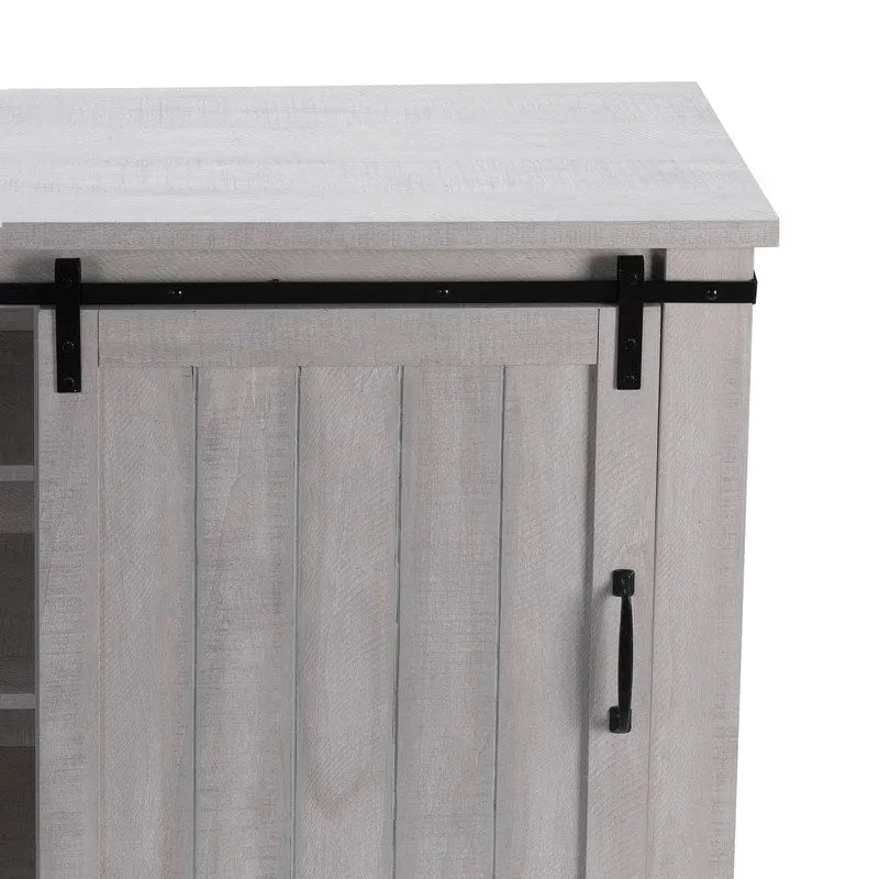 32 Compact TV Stand for 40 TVs w/ Barn Door Design - 32 in Width