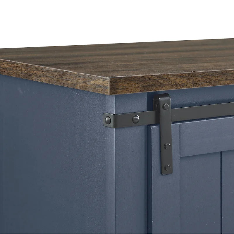 32 Compact TV Stand for 40 TVs w/ Barn Door Design - 32 in Width