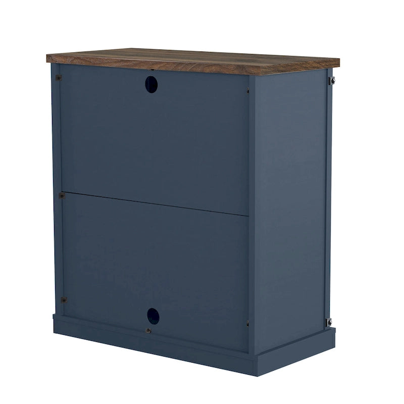32 Compact TV Stand for 40 TVs w/ Barn Door Design - 32 in Width