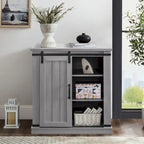 32 Compact TV Stand for 40 TVs w/ Barn Door Design - 32 in Width