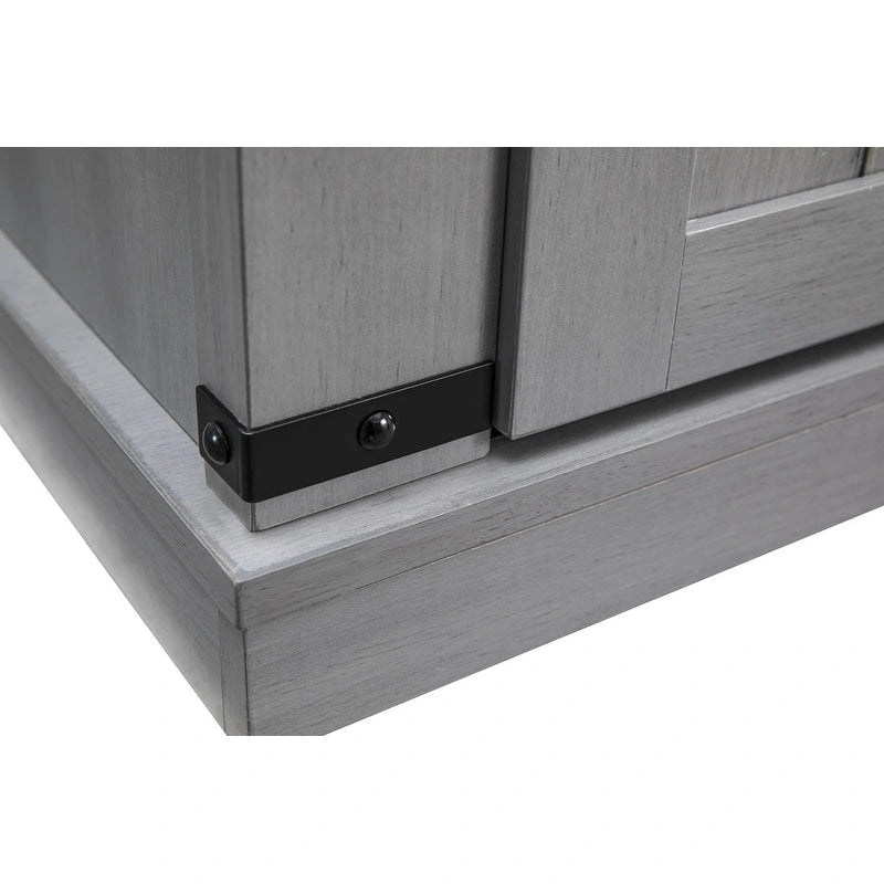 32 Compact TV Stand for 40 TVs w/ Barn Door Design - 32 in Width