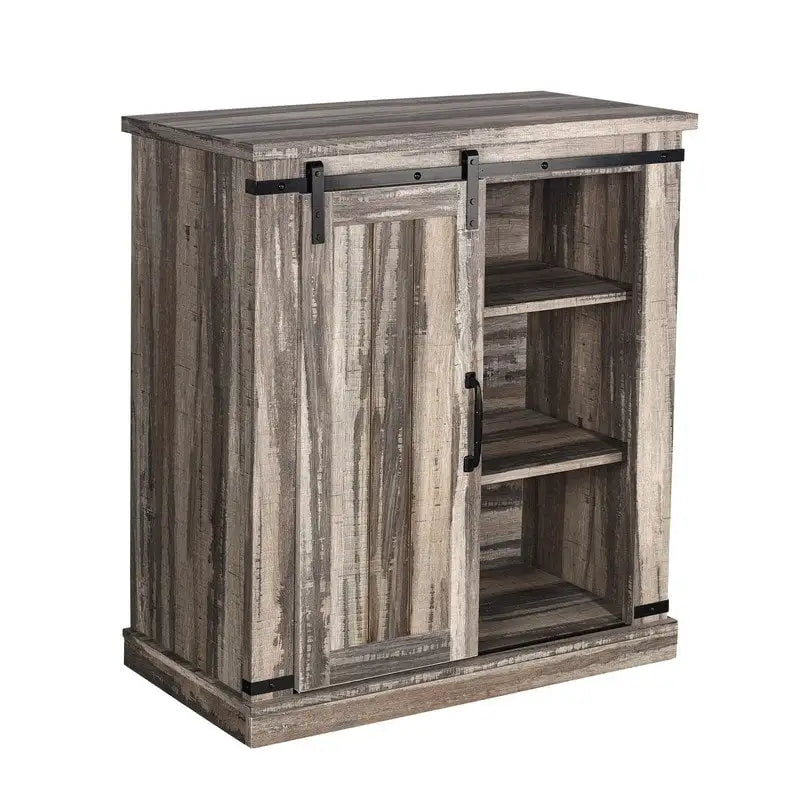 32 Compact TV Stand for 40 TVs w/ Barn Door Design - 32 in Width