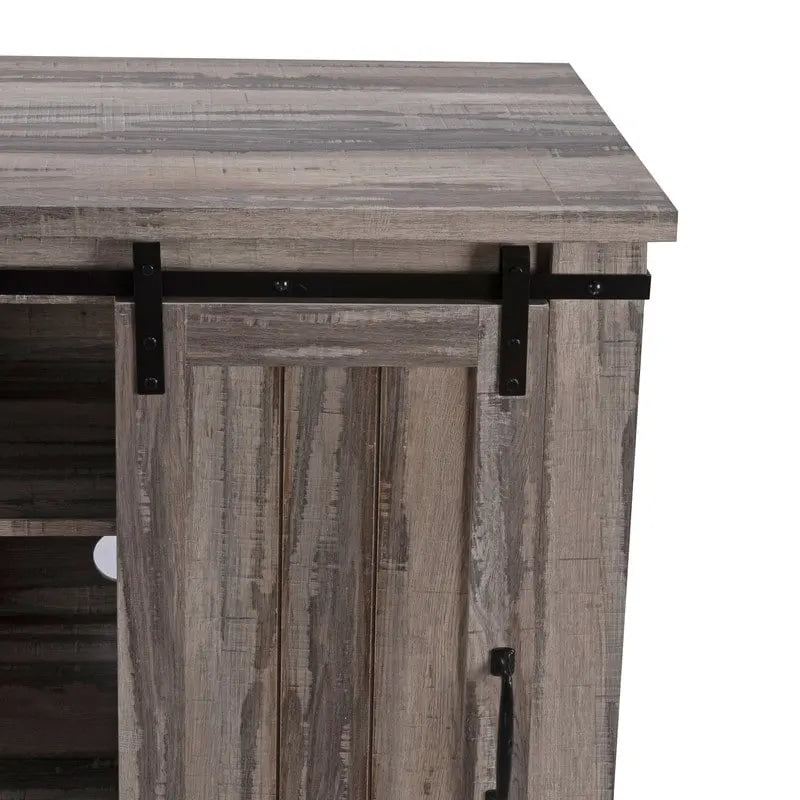 32 Compact TV Stand for 40 TVs w/ Barn Door Design - 32 in Width