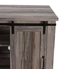 32 Compact TV Stand for 40 TVs w/ Barn Door Design - 32 in Width