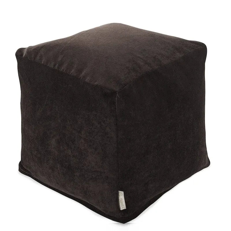 Majestic Home Goods Villa Collection Indoor Ottoman Pouf Cube