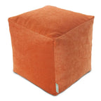 Majestic Home Goods Villa Collection Indoor Ottoman Pouf Cube