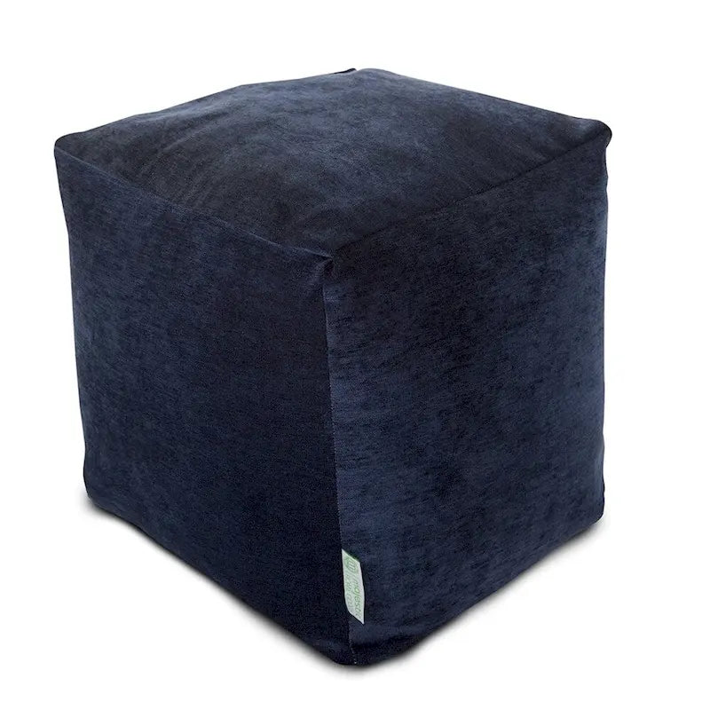 Majestic Home Goods Villa Collection Indoor Ottoman Pouf Cube