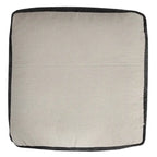 HomeRoots 18 Black 100% Cotton Ottoman